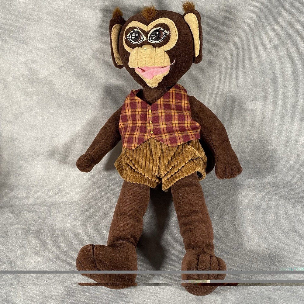 Cornemuse Monkey Vintage Rare Bagou Plush Stuffed Animal Kids Series Canada 2000